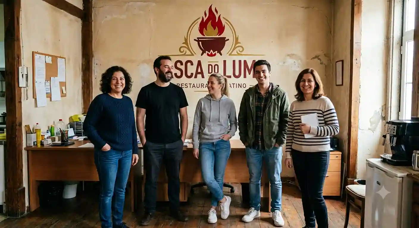 Equipa antes da Uniforma